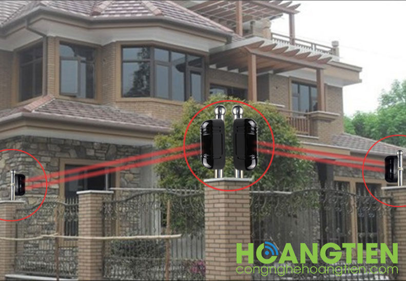 Hàng rào hồng ngoại 2 tia 150m AILIF ABT-150