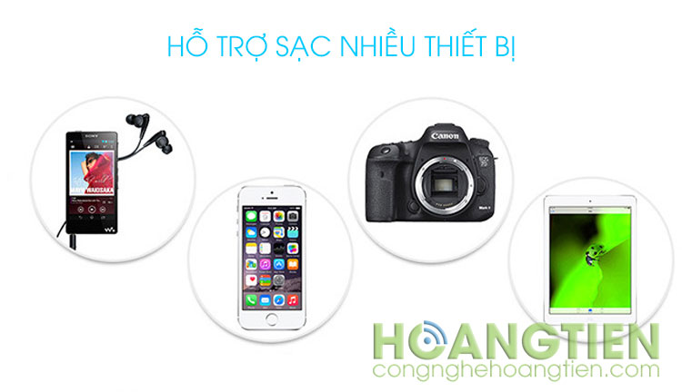 Ổ cắm sạc USB 8 cổng hỗ trợ sạc nhanh QC3.0 A9 Plus